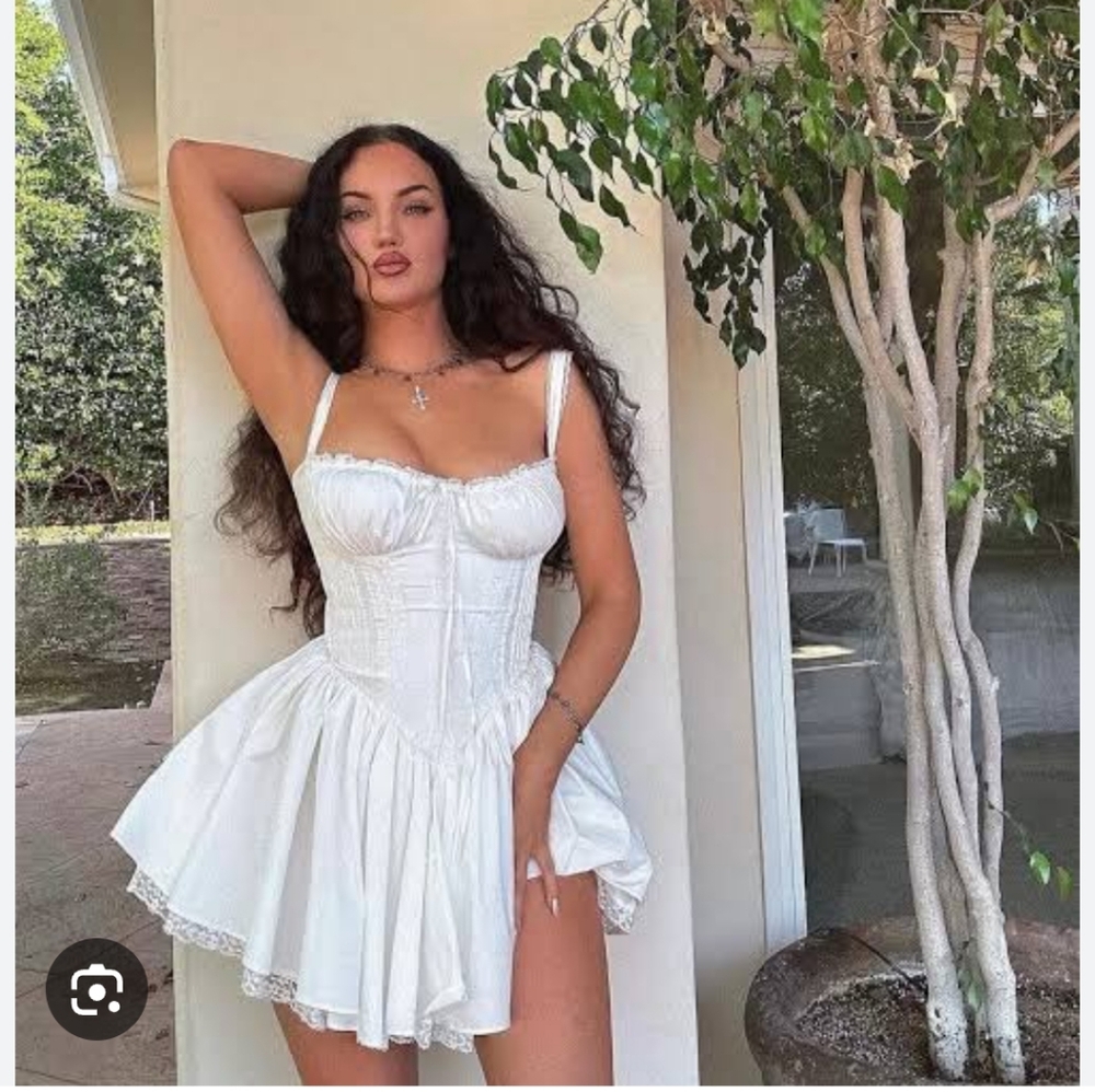 Pietra mini corset fit and flare dress